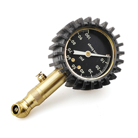 Factory Directly Sell 100 Psi Dual Tire Gauge Air Pressure Measuring Instrument Tire Pressure Gauge