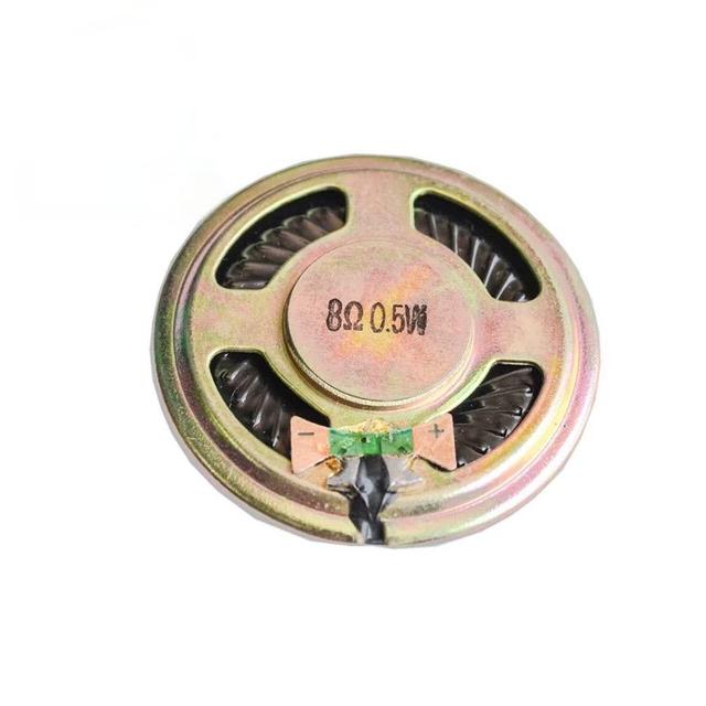 A Small Speaker with a Diameter of 4CM, 8 Ohms, 0.5 Watts and 0.5 Watts