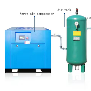 20HP 15KW 85cfm nam châm vĩnh cửu chuyển đổi tần số đồng bộ tiết kiệm năng lượng PM vsd Máy nén khí trục vít - Product Image 1