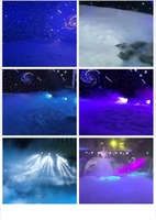 Machine à brouillard LED 2000W pour piste de danse, performance de mariage, brume d'eau DMX, tube simple/double, brouillard bas, flight case