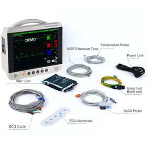 Monitor Pasien Multiparameter Veteriner Portabel Baru 2026 untuk Tekanan Darah & EKG/EKG - Product Image 1