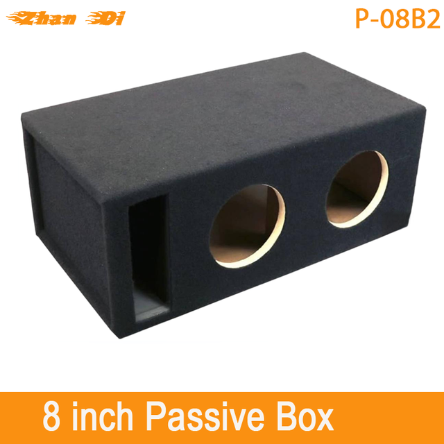 MDF Empty Bass Enclosure 8/10/12 Inch Two-in-one Car Subwoofer Speaker Box with 1 Year Warranty