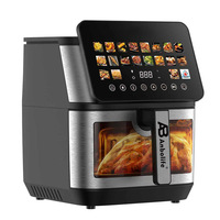 Freidora de Aire Anbolife de 8.5L con Pantalla LED, Olla y Cesta para Freír con Revestimiento Antiadherente, Apagado Automático y Veinte Programas Preestablecidos