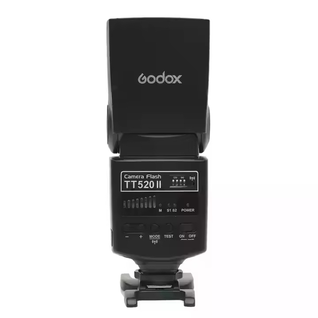 Godox TT520 II DSLR Camera Speedlite Built-in 433MHz Wireless Signal + Flash Trigger for Canon Nikon Pentax Olympus