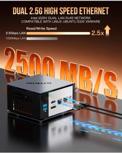 GMKtec EVO-X1 Al 9 370 มินิพีซี Radeon 890M LPDDR5 7500MHz 32GB 1TB WIFI6 BT5.2 2.5G Lan USB4.0 คอมพิวเตอร์ตั้งโต๊ะสำหรับเล่นเกม GMKtec EVO- - Product Image 3