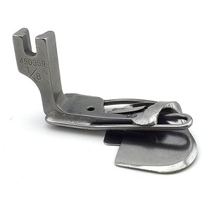 Pied presseur triple pliage <span class=keywords><strong>pour</strong></span> machines à coudre plates informatisées universelles ; <span class=keywords><strong>pour</strong></span> ourlets, revers et tissus épais 3 - Product Image 2
