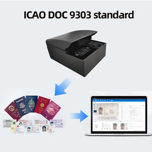 LONVILL Lecteur d'identification en libre-service intégré avec lecture automatique MRZ OCR pour passeports électroniques et papier, cartes d'identité et permis de conduire - Product Image 3