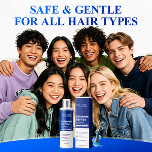 Shampooing antipelliculaire formule professionnelle pour salon, marque privée, logo personnalisé, fournisseur de soins capillaires véganes et biologiques, sans sulfate. - Product Image 1