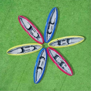 Kayak gonflable marin solaire portable de 330cm canoë de sport nautique pour 2 personnes pour les aventures en plein air - Product Image 5