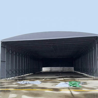 Tente de rangement à armature métallique grand format Powerup, revêtement PVC, pour garage, mariages, événements, expositions et salons professionnels
