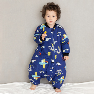 Sac de couchage à emmailloter pour bébé en coton biologique à <span class=keywords><strong>manches</strong></span> détachables personnalisé écologique avec <span class=keywords><strong>manches</strong></span> pour l'hiver - Product Image 2