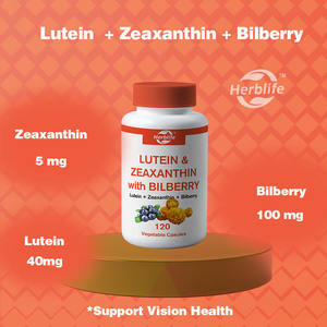 Vente chaude OEM - Personnalisable - Lutéine et zéaxanthine avec myrtille 120 capsules végétales - Soutien à la santé des yeux et de la vision - Product Image 3