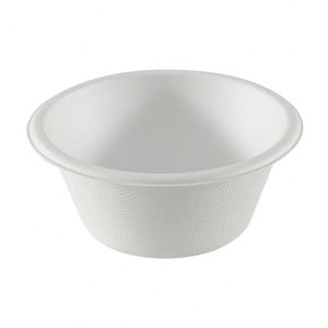 Bol rond jetable en bagasse de 500 ml - Écologique, résistant à la chaleur, compatible réfrigérateur pour céréales/salades/collations quotidiennes/plats à emporter - Product Image 4