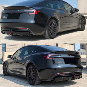 ชุดกันชนท้ายรถยนต์สปอยเลอร์คาร์บอนไฟเบอร์สำหรับเทสลารุ่น<span class=keywords><strong>3</strong></span>สไตล์ไฮแลนด์ - Product Image 4