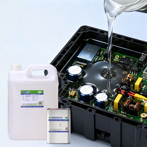 Composé de scellement en silicone bicomposant transparent pour l'électronique, les circuits imprimés, les écrans LED, les alimentations électriques, l'isolation imperméable - Product Image 3