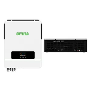 SUYEEGO Hybrid Solar Inverter 48V 8000w 10000w built in dual mppt solar off grid inverter 8kw 10kw dual output and input 160a