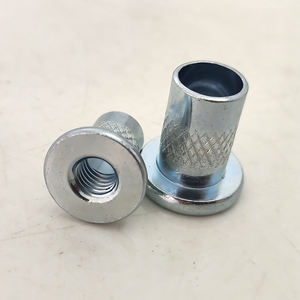 Écrous moletés plaqués zinc M4 M5 M6 M8 Insert de rivet fileté à tête plate Écrou de rivet Écrou de serrage suspendu en forme de poire - Product Image 6