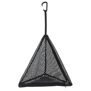 Triangular Mesh Drying Net Bag Foldable Storage Hanging Basket For Camping Picnic Outdoor Use Black Portable - Product Image 5