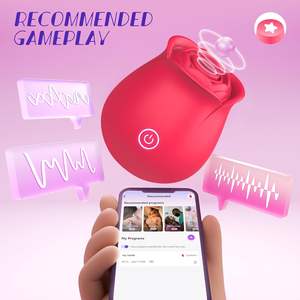 Consolador vibrador para mujeres juguetes sexuales consoladores pareja lesbiana <span class=keywords><strong>Newworld</strong></span>-con 6 y modos de vibración chupete adecuado Rosa ventosa - Product Image 3