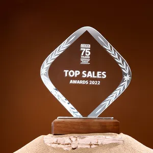 Trophy New Style Factory Customized Supplier Supply New Design Cheap Star Crystal Glass Trophy For Award Presentation
