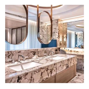 Brazil patagonia <span class=keywords><strong>Granite</strong></span> quartzit trắng tự nhiên tấm đánh bóng thiết kế hiện đại cho nhà bếp bàn biệt thự Vanity bảng Tops - Product Image 6