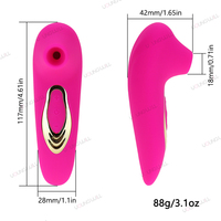 Erwachsenen-Klitoris-Sauger Brustwarzen-Klitoris-Stimulator Dildo Vaginal-Massagegerät Masturbator Sexspielzeug für Frauen Saugender G-Punkt-Vibrator