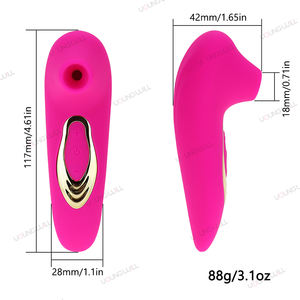Erwachsene <span class=keywords><strong>Clit</strong></span> Sucker Nippel Klitoris Stimulator Dildo Vaginal Massage Mastur bator Sexspielzeug für Frau Saugen G-Punkt Vibrator - Product Image 6