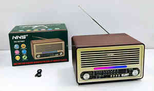 2025 नए आगमन NS-6679BT NS-6679 रेट्रो लकड़ी वायरलेस स्पीकर पोर्टेबल रिचार्जेबल एफम स्वै<span class=keywords><strong>3</strong></span> बैंड रेडियो - Product Image 6