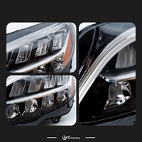 Feux de voiture pour Benz W205, lentille de projecteur de phare, 2014-2021, C180, C200, C260, phare LED, feux de jour, accessoires automobiles