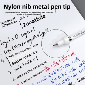 Stylo marqueur de tableau blanc micro-poreux tête de gomme de vente chaude transfrontalière pour dessin peinture enregistrement couleurs d'encre rechargeables - Product Image 3