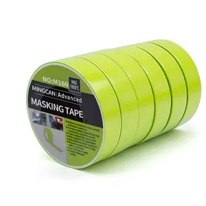 Hoge Temperatuur Auto 2 Inch Washi Schilder Kikker Tape Groene Schilders Papier Afplakband Voor Auto Auto Schilderen