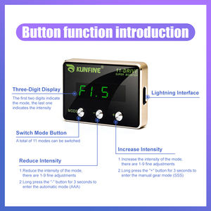 Booster de pédale de voiture, accélérateur de gaz automatique, accélérateur de course automobile, booster puissant, contrôleur électronique d'accélérateur de voiture - Product Image 2