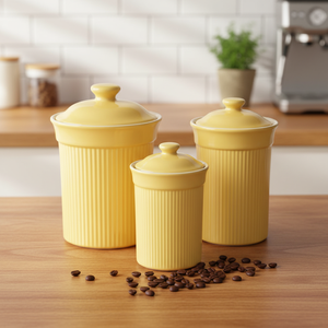 <span class=keywords><strong>Contenitori</strong></span> in ceramica ermetici moderni colori sfusi caffè <span class=keywords><strong>zucchero</strong></span> tè a tenuta stagna popolare - Product Image 1