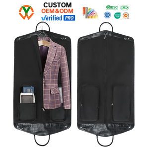 Ultra Lightweight High Quality Foldable PU Suit Dust Bag Portable Hand Carry Water Resistant Garment Cover for <strong>Men</strong> Suit <strong>Coat</strong> - Product Image 1