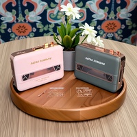 Lecteur Walkman Rétro FORTUNE – Mini Lecteurs de Cassettes Très Vendus – Couleurs Rose, Noir, Vert