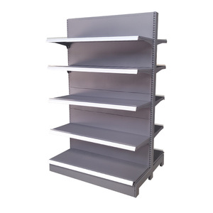 Perforated Shelf Supermarket Rack Q235 Cold-Rolled Steel Wall Mount Vertical Middleweight Single-Sided Convenience Store Display - Product Image 2