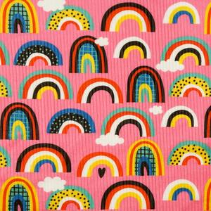 Vente en gros de tissu côtelé en velours de polyester tricoté en chaîne avec impression personnalisée côtes de velours stretch plissées pour pantalons de survêtement - Product Image 6