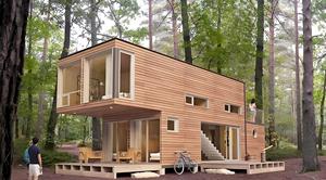 Maisons en conteneur résidentielles <span class=keywords><strong>pr</strong></span>éfabriquées en acier à double couche personnalisées, populaires pour les familles, pour le centre commercial Park Supermarket - Product Image 5