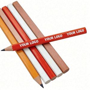 Crayons de menuisier en bois personnalisés pour la promotion publicitaire, cadeaux promotionnels en gros - Product Image 1