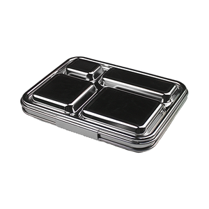 Lonchera de Acero Inoxidable de 4 Compartimentos, Nueva, para Niños Escolares, Lonchera Bento, <span class=keywords><strong>Bentobox</strong></span> - Product Image 5