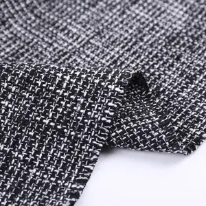 Kimyasal bozulma direnci streç iplik boyalı dokuma İtalyan tweed kumaş pantolon