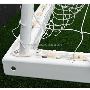 Portería de Fútbol Móvil de Aluminio Resistente de 5MX2M, Fácil de Instalar, para Entrenamiento y Partidos al Aire Libre, Color Blanco - Product Image 3