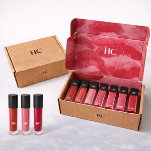 Boîte d'expédition en carton ondulé pour cosmétiques à lèvres, avec bords renforcés, option de flûte B E, fabricant - Product Image 2