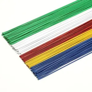 低价电釉/聚氯乙烯涂层/尼龙涂层彩色切割直铁绑线长度定制