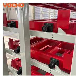 מתכת מדף אחסון ידני שליטה גלגול החוצה גיליון פלדה מתכת כבד מגירת מבנה מתכת Racking - Product Image 4