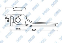 Camion Tailboard Dropside Loquet Benne Verrouillage
