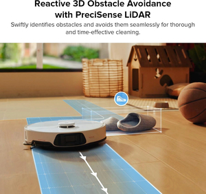 Aspiradora Robot Roborock G20S Mopa Sónica Agua Caliente 60°C Hogar LIDAR Preciso Limpieza Profunda Autosecado Aire Caliente Des - Product Image 6