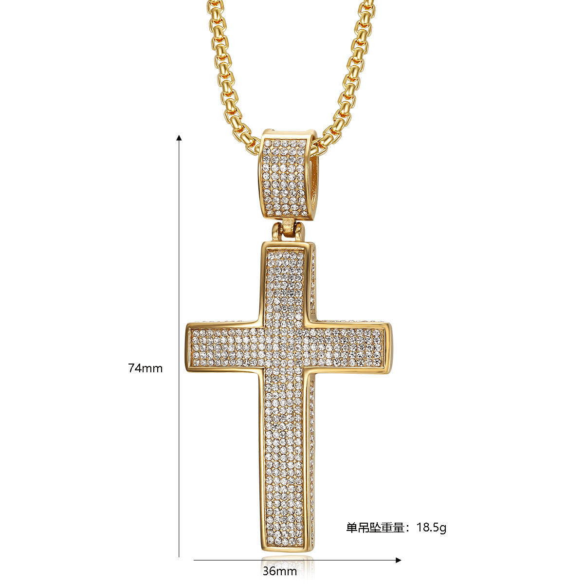 Colgante único de oro