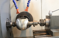 Rectifieuse CNC à double poste haute efficacité pour corps de soupapes, machine de rectification interne 380V, garantie 1 an