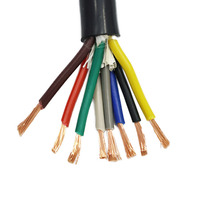Câble électrique flexible RVV 1mm 1.5mm 2.5mm 4mm 6mm 10mm 2x0.75MM 4x2.5MM 3x0.75MM2 4x1.5MM2